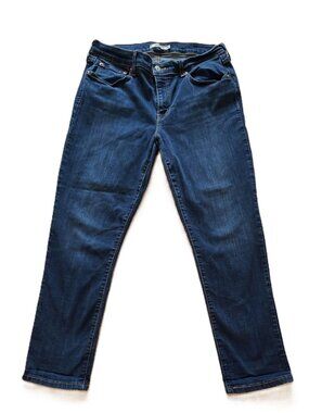 Preppy Chic Minimalist 90's Levi's Boyfriend Blue Jeans Women's Tag size 32/27